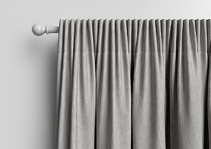 Genoa Faux Silk (Blackout), Silver Shimmer - Made to Measure Curtains - Image 10